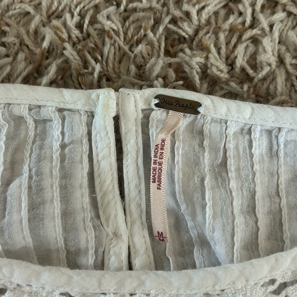 Free people tank top/coverup